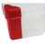 RS PRO Kleinteilebox, Polypropylen Rot transparent, 12 Fächer verstellbar, 30mm x 200mm x 110mm