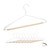 Relaxdays Kleiderbügel 10er Set, Anzugbügel mit Hosensteg, T-Shirts, Jacken & Hosen, Holz & Metall, 43cm breit, Farbwahl