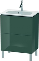 DURAVIT LC667303838 Waschtischunterbau L-CUBE Compact 704x620x391mm dolomiti gre