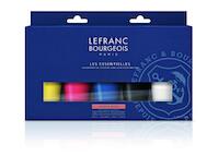 LEFRANC BOURGEOIS Coffret de 5 tubes de peinture acrylique 80 ml.