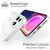 NALIA Chiaro Silicone Cover compatibile con iPhone 13 Pro Max Custodia, Trasparente Anti-Giallo Sottile Cristallo Gomma Copertura Protettiva, Crystal Clear Case Resistente Morbi...