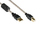 Anschlusskabel USB 2.0 Stecker A an Stecker B, High Quality mit Ferritkern und Goldkontakten, transp