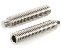 1/4-20 UNC X 3/4 SOCKET SET SCREW 1/2 DOG POINT ASME B18.3 A2 STAINLESS STEEL