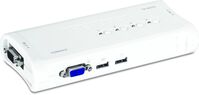 4-Port USB KVM Switch Kit TK-407K, 2048 x 1536 pixels, Blue KVM-Schalter