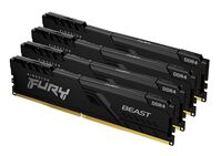 64GB 3600MHz DDR4 CL18 DIMM , Kit of 4 FURY Beast Black ,