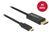 Cable USB Type-Cª male <gt/> Displayport male (DP Alt DisplayPort adapterek