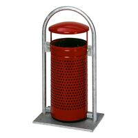 Outdoor waste collector, 65 l, steel