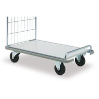 Guard strip for trolleys with panels on 4 sides