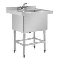 Vogue Deep Pot Sink Stainless Steel 100Ltr 900(H) x 770(W) x 600(D)mm