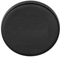 Ivana ronde rozet - blind - mat zwart