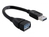 Delock hosszabbító kábel, USB 3.0 A-A 15 cm apa / anya