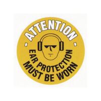 Floor Signs - Ear protection must be worn