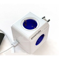 Enchufe Powercube 4 Tomas + 2Usb 5V