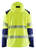 High Vis Softshell Jacke 4491 High Vis gelb/marineblau - Rückseite