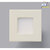 LED Dosen-Einbauleuchte NIZZA, IP20, ECKIG, 7.5cm, 230V, 2.2W 2700K 50lm 120°, Weiß