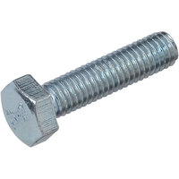 Toolcraft Hexagon Bolt & Nut DIN 601 Galvanised Steel 4.6 M8 x 30mm Pack Of 20