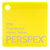 Perspex Cast Acrylic Sheet 1000 x 500 x 3mm Fluorescent Helios Yellow