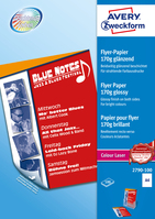 Colour Laser Flyer-Papier, A4, beidseitig beschichtet, 170 g/m², 100 Blatt