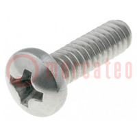 Screw; UNC6-32x12.7; 32; Head: cheese head; Phillips; PH2