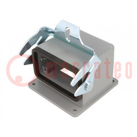 Enclosure: for HDC connectors; C146; size E10; with latch; IP65