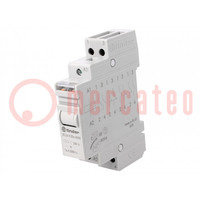 Relay: installation; bistable,impulse; NO x2; Ucoil: 24VDC; 16A