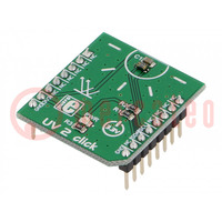 Click board; prototype board; Comp: VEML6075; UV sensor; 3.3VDC
