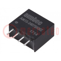 Converter: DC/DC; 1W; Uin: 21.6÷26.4V; Uout: 7.2VDC; Iout: 139mA