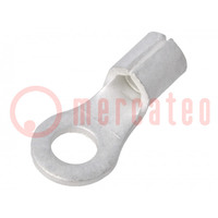 Tip: ring; M3; 1÷2.5mm2; non-insulated; tinned; copper; bulk