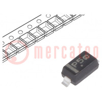 Diode: Zener; 0.5W; 91V; SMD; reel,tape; SOD123; single diode