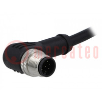 Plug; M12; PIN: 8; male; A code-DeviceNet / CANopen; IP65,IP67; 30V