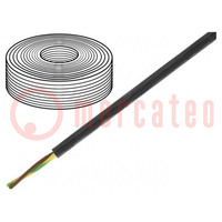 Wire; ÖLFLEX® HEAT 260 MC; 3G1mm2; stranded; Cu; PTFE; black