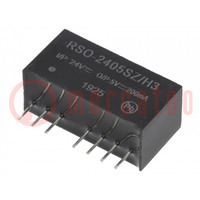 Converter: DC/DC; 1W; Uin: 9÷36V; Uout: 5VDC; Iout: 200mA; SIP8