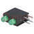 LED; in behuizing; groen; 3mm; Aant.diod: 2; 20mA; 60°; 2,2÷2,5V