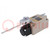 Limit switch; adjustable plunger, max length 141mm; NO + NC