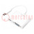 Adapter; USB 3.0; 140mm; white; white