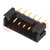 Socket; wire-wire/PCB; male; DF3; 2mm; PIN: 6; THT; on PCBs; straight