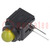 LED; in housing; yellow; 5mm; No.of diodes: 1; 30mA; Lens: yellow