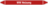 Rohrmarkierer ohne Gefahrenpiktogramm - WW Heizung, Rot, 5.2 x 50 cm, Seton