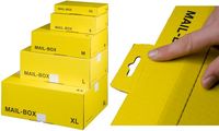 SMARTBOXPRO Paket-Versandkarton MAIL BOX, Größe: L, gelb (71600071)