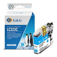 G&G kompatybilny ink / tusz z LC223C, NP-B-0223C, cyan, 9ml, ml