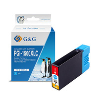 G&G kompatybilny ink / tusz z PGI 1500XL, NP-C-1500XLC/C, cyan