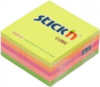 Karteczki samoprzylepne Stick'n, 51x51mm, 250 karteczek, mix kolorów neonowych