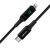 ACEFAST C6-01 CABLE MFI USB TYPE C - LIGHTNING 1.2M CÂBLE DE CHARGE ET DE DONNÉES - NOIR C6-01 BLACK