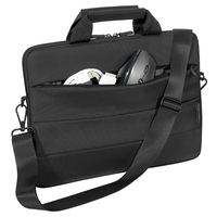 PEDEA Ultrabook / Notebook Tasche schwarz für 13,3 Zoll (33,8cm) mit Zubehörfach