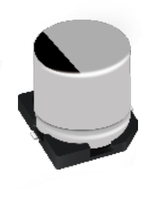 Panasonic EEE1VA100SR différente capacité Noir, Gris Condensateur fixe Cylindrique 1000 pièce(s)