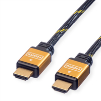ROLINE GOLD HDMI High Speed Kabel, M/M 2,0m