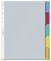 Durable 6630 Blanco tabbladindex Transparant