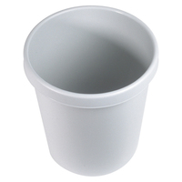 Helit H6106182 waste container Round Plastic Light grey