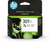 HP 301XL cartouche d'encre trois couleurs grande capacité authentique