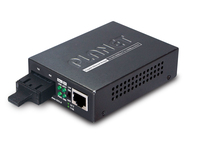 PLANET 10/100/1000BASE-T to network media converter 2000 Mbit/s 1310 nm Black